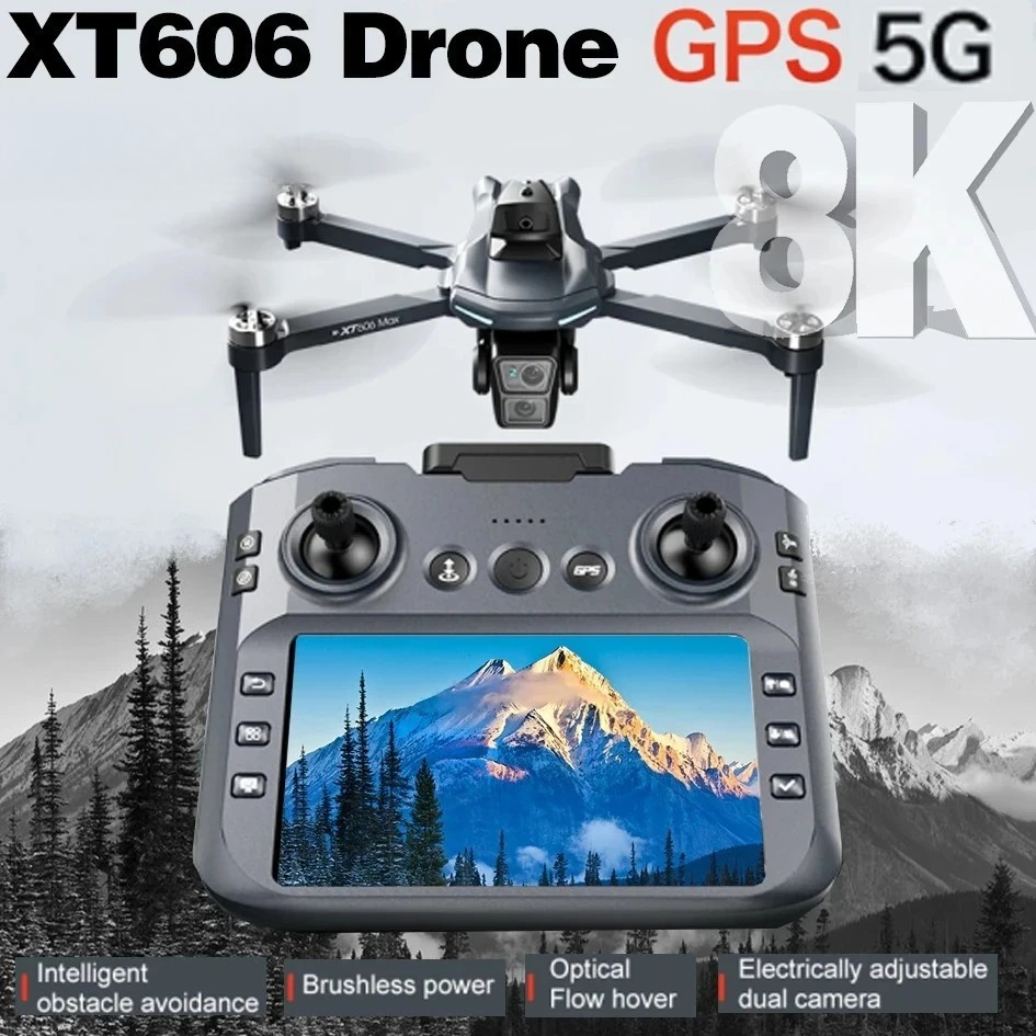طائرة بدون طيار XT606 الأصلية  - مراجعة Drone Gps Mount وسعره