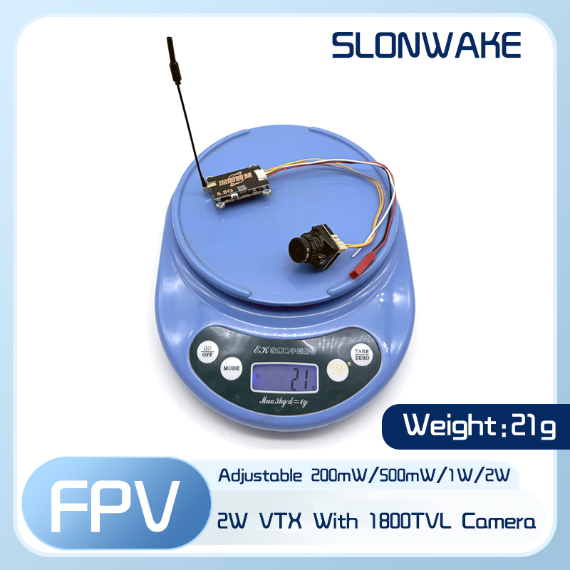 جهاز إرسال SLONWAKE 5.8G 56CH  - مراجعة Drone Frame وسعره