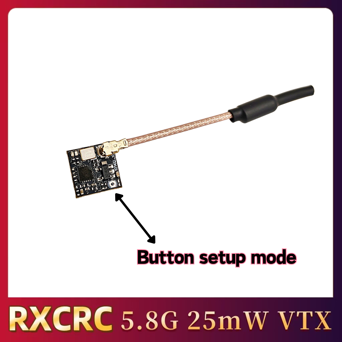 وحدة إرسال فيديو تناظرية RXCRC - مراجعة Drone Transmitter وسعره